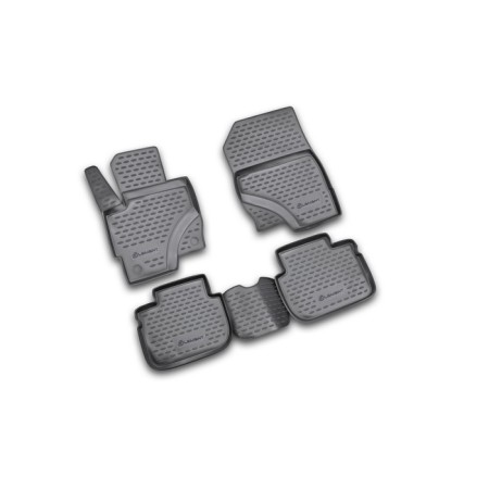 Rugs in the salon Mitsubishi Colt 5D 10/2009-2016, 4 pcs. (polyurethane)