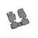Rugs in the salon Mitsubishi Colt 5D 10/2009-2016, 4 pcs. (polyurethane)
