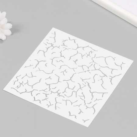 Plastic stencil "Texture" 15x15 cm-1