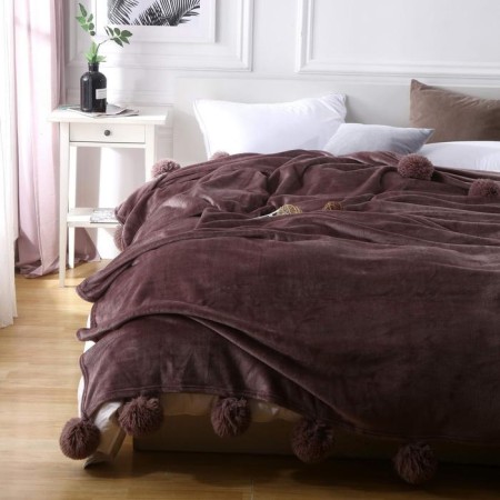 Super Ball bedspread, size 160x220 cm, mokko color-4