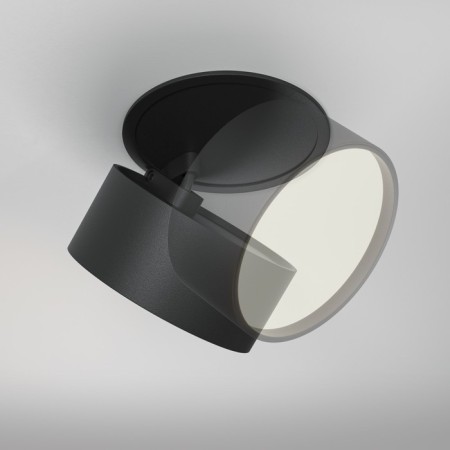 Built-in lamp Technical DL024-12W-DTW-B ONDA, 85x85x66 mm, LED, 12W, 640LM, black color black-8