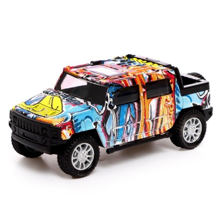 Metal jeep "Graffiti", inertia mix-16