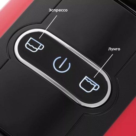 Coffee machine KitFort KT-7403, capsule, 1450 watts, 0.6 l, black-red-3