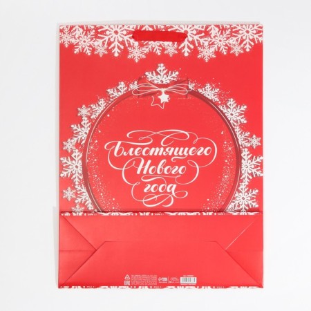 Laminated vertical packet “Brilliant New Year”, L 31 x 40 x 11.5 cm, New Year-6