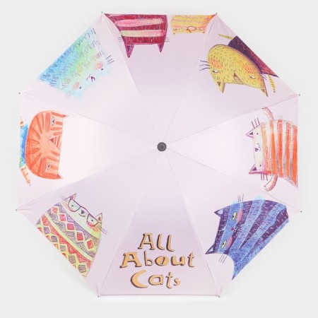 Mechanical “Cats” umbrella, Eponge, 4 additions, 8 knitting needles, r = 49 cm, color mix-6