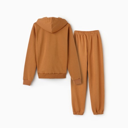 Women's costume (sweatshirt and trousers), beige color, size 44-6