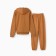 Women's costume (sweatshirt and trousers), beige color, size 44