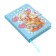Notebook Gift Book 96l, line, with a knife, cut with a pattern of the cover, anime (12.9x9cm) 10539