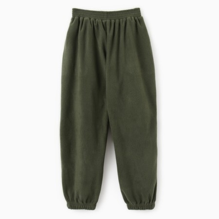 Брюки для девочки MINAKU: Fleece Soft, цвет зелёный, рост 164 см-8