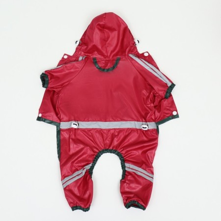 Combiason for dogs, demi-season, size L (DS 28-30, OG 43-45, Osh 31-33 cm), red-12