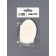 Protective plate d/legs on CL based (nab 10pcs price for nab) 4.4*6.8 cm transparent/beige