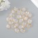 Decor for creativity Plastic "Transparent-gold" Set 25 pcs 2.3x1.6 cm