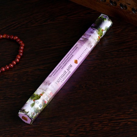 Incense "Cozy house", 20 wands in packaging, hexagon-2