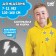 Lightning raincoat with reflective stickers, height 120-160 cm