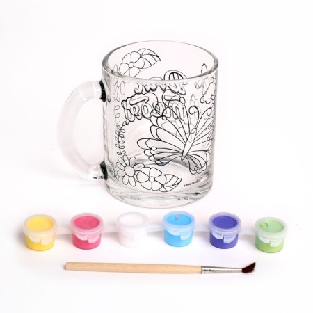 Mug for painting "Butterfly"-2
