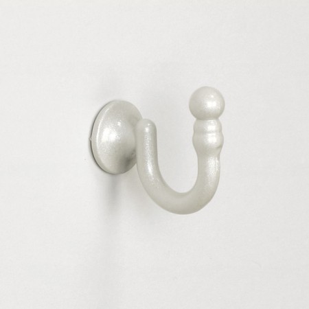 Curtain hook, 2 pcs, pearl color