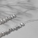 Plastic beads on the “Pearls” threads 0.7 × 0.5 × 0.4 cm, (set of 170 beads), white color