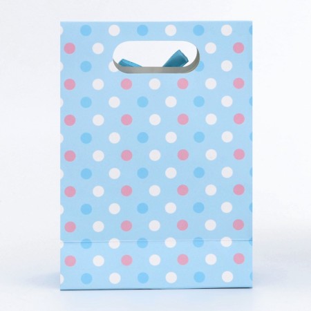 Gift box-package, packaging with a cut pen, "celestial balls", 12 x 6 x 16 cm-1