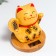 Pendural Ceramics "Mani-Neko with hieroglyphs" from solar batteries 10x10x12 cm