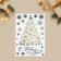 Vinyl stickers with foil "Winter Christmas tree", 30 x 50 cm, New Year