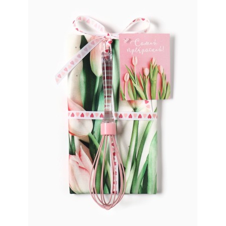 Set gift "Spring mood" towel 40x73 cm, kitchen corolla.-10