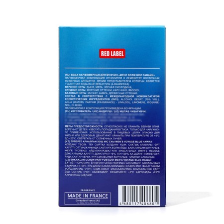 Perfume water men's Men’s Voyage Blue Hawaii, 100 ml (based on Blue Seduction (A.Bandras)-3