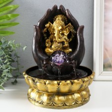 The desktop fountain from the network, the backlight 