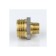 Nipple of the transition aquasfera 9023-05, 1 "x 3/4", outer thread, nickelled brass