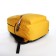 School backpack on lightning from textiles, 3 pockets, yellow color