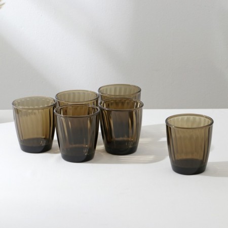Elica table set, 44 items, glass, haze-15