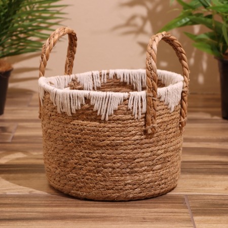 Set of wicker baskets, 3 pcs, 35x35x30 cm-6