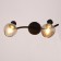 Bra Spot 74018/2 2x40W E14, Black, 34x18x14 cm