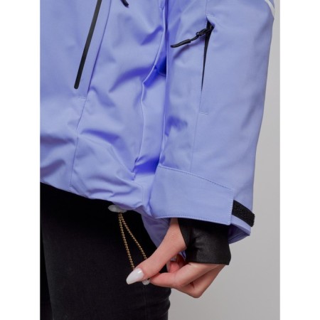 Ski jacket female, size 48, lilac color-6