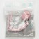 Holder for the nipple - dummy "rings", silicone, pink color