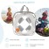 Handypotty road pot in a proprietary bag, gray color