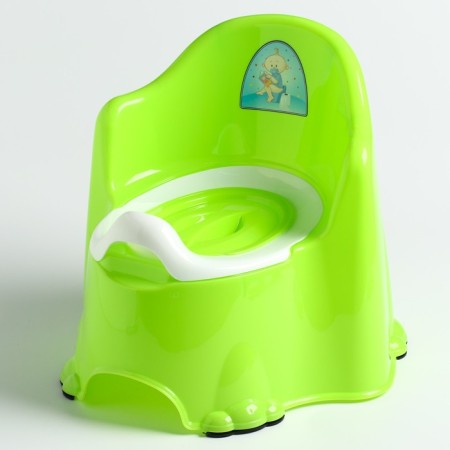 Pot children's anti -slip "comfort" with a lid, a removable bowl, a light color-8