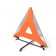 Emergency stop sign, plastic packaging
