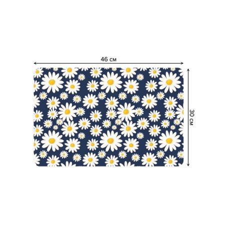 A set of napkins for setting the table "Field of daisies", rectangular, rounded edges, size 30x46 cm, 4 pcs-2