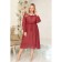 Women's dress, size 52, red color