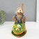 Souvenir "Bunny in overalls is lucky a cart with testicles 21x14.5x30.5 cm