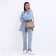 Bag-mixer on the valve, long belt, beige color