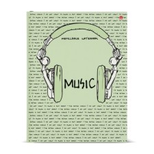 Notebook on rings, 160 sheets in the Soundmania cage, solid cover, glossy lamination, with a change of block