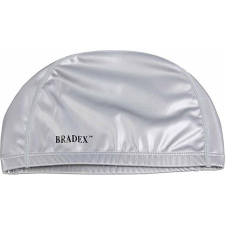 Bradex swimming cap, textile covered with PU, gray-2