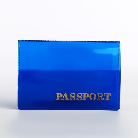 Cover for passport, blue color-1