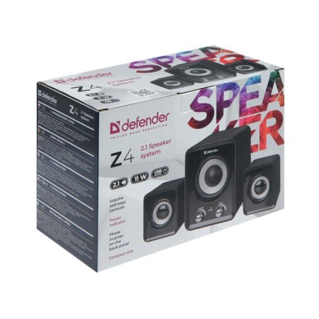 Computer speakers 2.1 Defender Z4, 2x3 W + 5 W, USB, Black-10