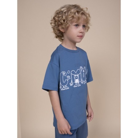 T -shirt for boys, height 140 cm, jeans color-1