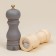 Set of mills for spices SL Home "Athens", 2 pcs, 17 cm, milk, gray color