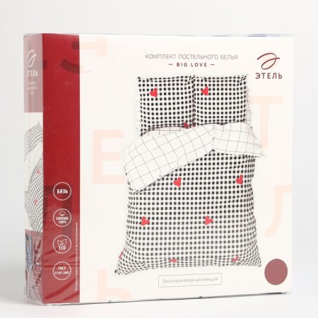 Bed linen "Ethel" 1.5 joint venture Big Love 143*215 cm, 150*214 cm, 70*70 cm -2 pcs-6