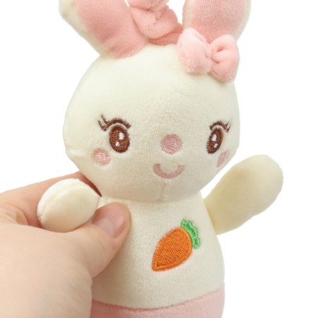 Suspension with vibration "Sweet bunny", a tear, on a crib, stroller, crumb I-10