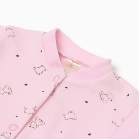 Body with a long sleeve, the color is pink bear, height is 56 cm-1